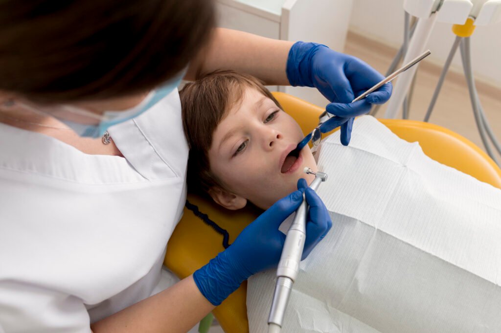 pediatric dentist treating a child in Kolkata