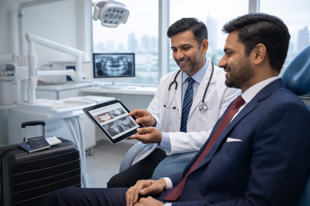 Modern interior of Dental Spa, the best dental clinic in Kolkata for NRI patients.